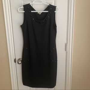 new ECI little black beads dress size 8